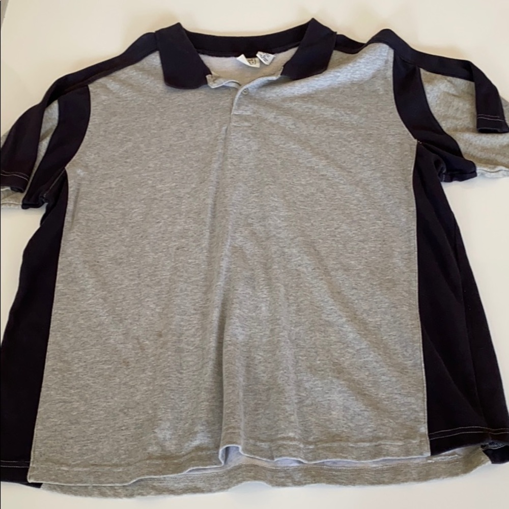 Men’s Field Gear Polo XL Heather Grey/Blue GUC